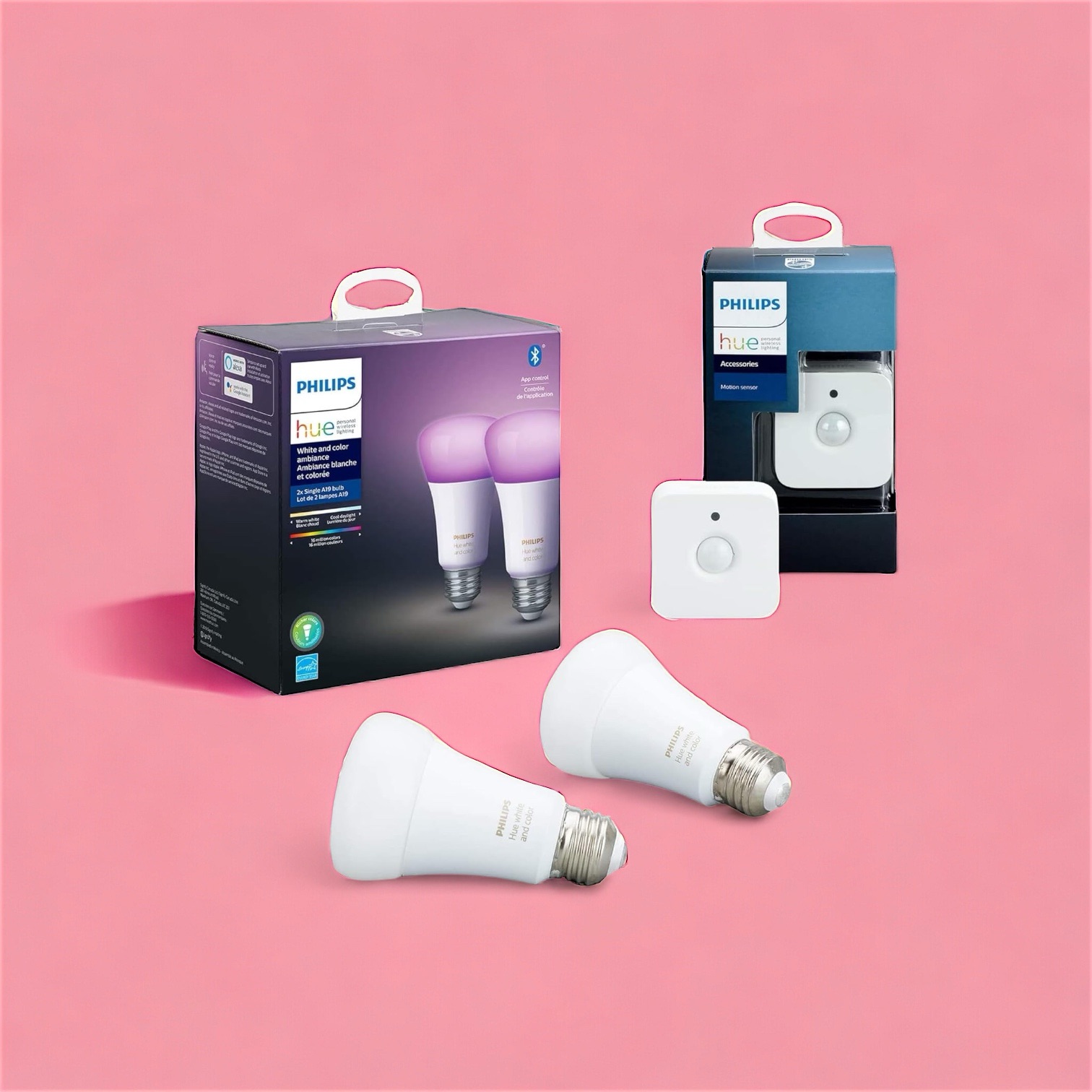 Elevate Your Home Lighting Game with the Philips Hue Motion Sensor & LED Smart Bulbs